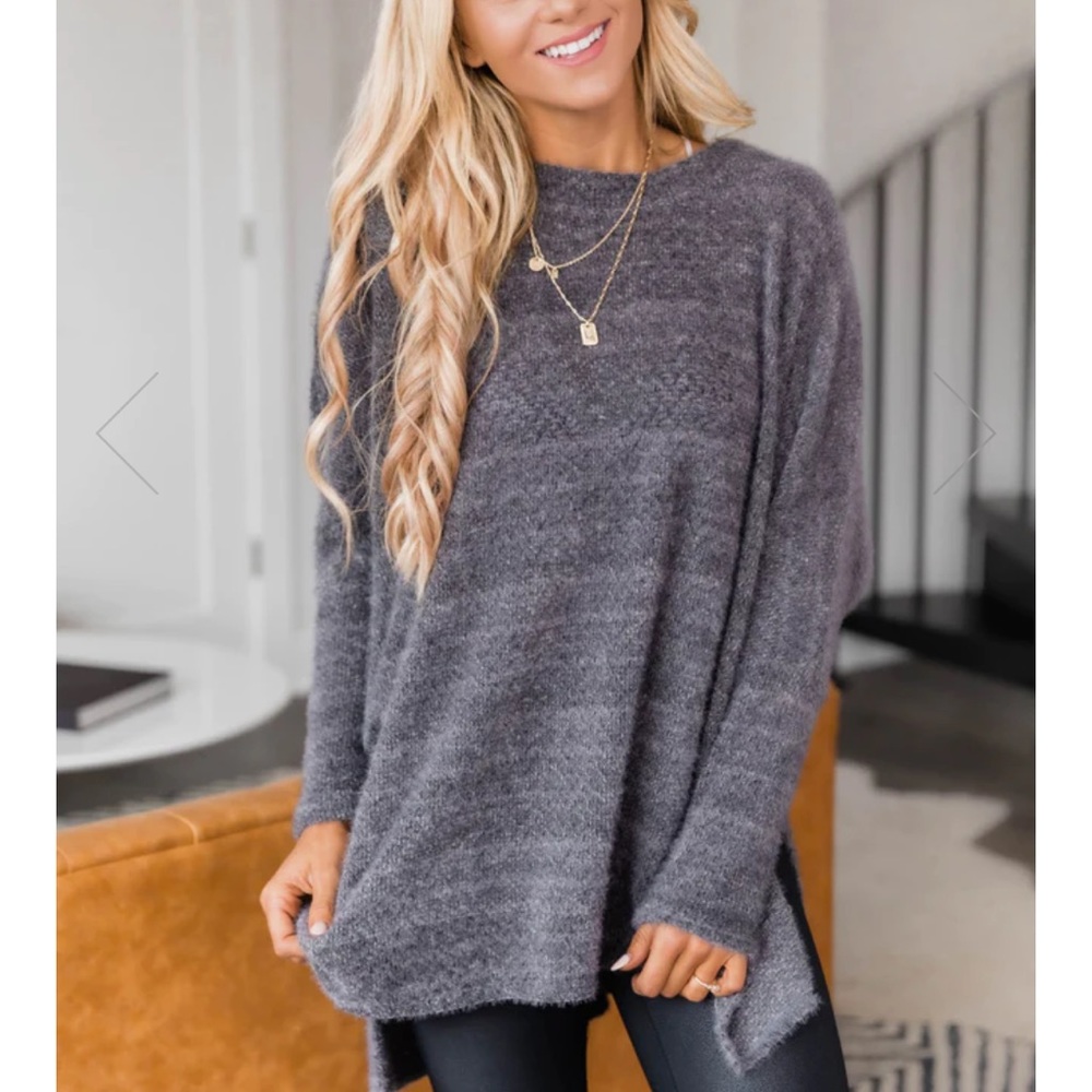 Pink Lily Fuzzy Sweater